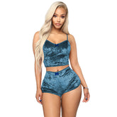 High Quality Oversized Sexy Summer Short 2 Piece Pajama Set for Women