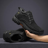 Chausure Pour Homme Cow Suede Genuine Leather Men Waterproof Hiking Sneakers Outdoor Trekking Shoes Men