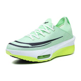 New Breathable Knit Upper Lightweight Marathon Running Sneakers with Air Cushion Technology for Comfort & Shock Absorption