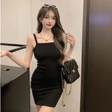 Backless Bodycon Dress Women's Summer New Elegant Tight Waist Slimming Stretch Strap Dress - Zeprah