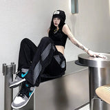 Baggy Hip - hop Straight - leg Long Pants Casual Trousers Fashionable Slacks - Zeprah