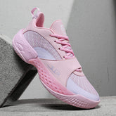 Hook Loop Strap Leather Overlays Basketball Shoes with Enhanced Stability Maximum Airflow for Competitive Games and Training