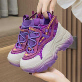 Trendy Chaussures Femmes Thick Sole Running Shoe Chunky Platform Wedges Sneakers for Ladies