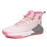 Professional Men Outdoor Sport Sneakers Breathable Blank Mesh High Top Women Basketball Shoes