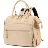 Bed Mommy Backpack Bottle Diaper Storage Waterproof Zipper Closure Polyester Hangable Baby Stroller for Travel Bag - Zeprah