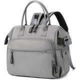 Bed Mommy Backpack Bottle Diaper Storage Waterproof Zipper Closure Polyester Hangable Baby Stroller for Travel Bag - Zeprah