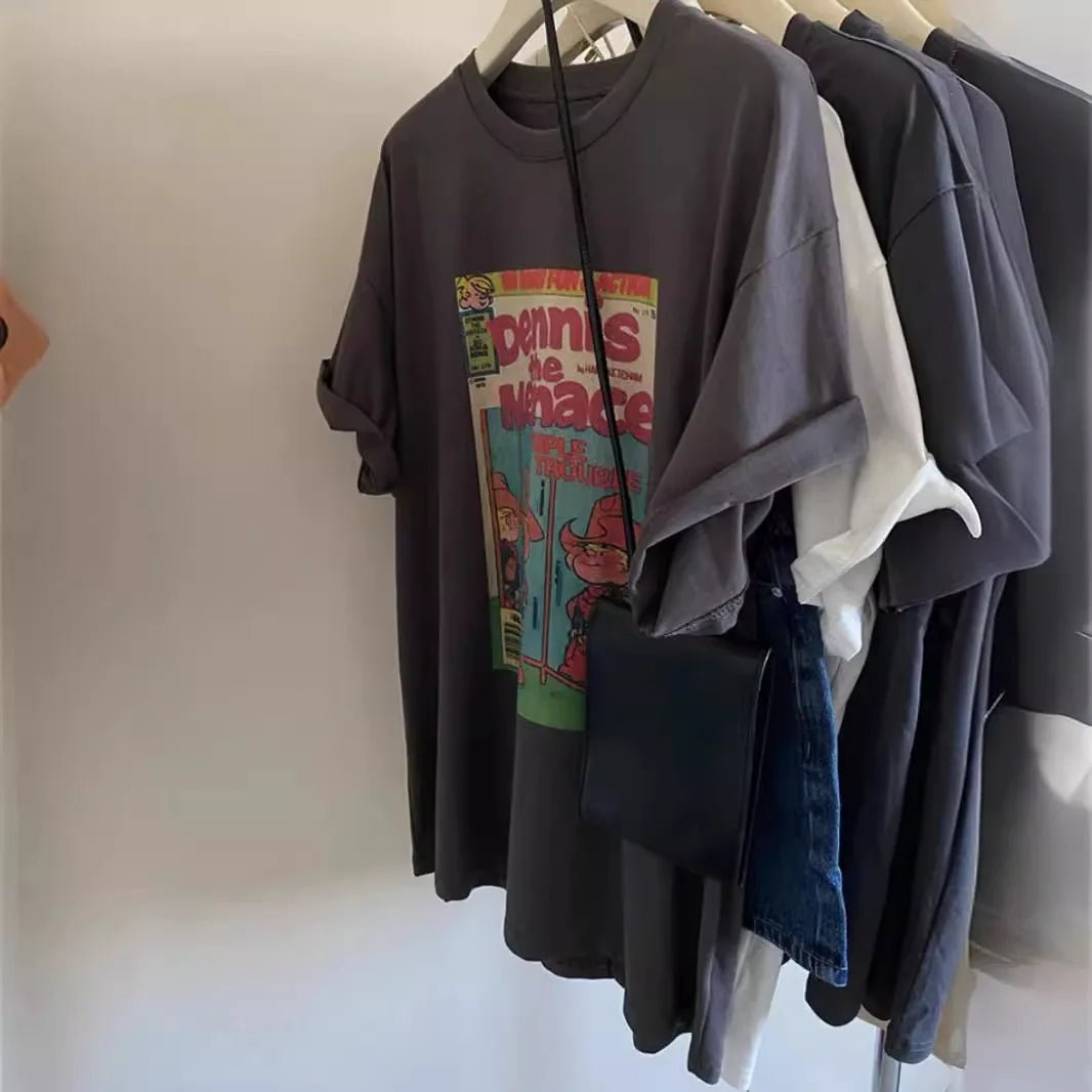 Big Size S to 6XL COTTON T-shirts Women's Chubby Girl Casual T-shirts Plus Size T-shirts - Zeprah