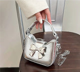 Bowknot Cross - Body Bag Chic Versatile Handbag Light - Weight Armpit Bag - Zeprah