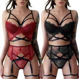 Bralette Teddy Babydoll Japanese Mature Women Uniform Sexy Lingerie With Garters Belt - Zeprah