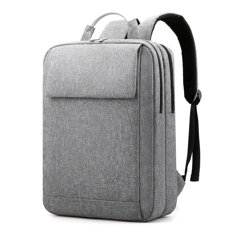 Business Laptop Backpack Man Aluminum Alloy Handle Nylon Laptop Backpacks School Bags - Zeprah
