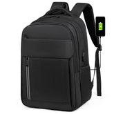 Business Laptop Bag High Quality Waterproof Oxford Polyester Travel Bag Multi - compartment Stylish Daypack USB - Zeprah