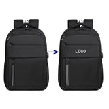 Business Laptop Bag High Quality Waterproof Oxford Polyester Travel Bag Multi - compartment Stylish Daypack USB - Zeprah