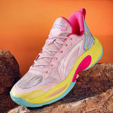 Colorful Professional Men Outdoor Sports Sneakers Breathable Blank Mesh Women Boy Basketball Shoes