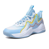 Label Men High Quality Cool Kids Sports Sneakers Blank Mesh Breathable Basketball Shoes for Women