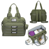 Camo Black Diaper Backpack for Dad and Mom, Father's Bag for Hospital with DADDY BAG Imprint, Baby Care Diaper Backpack - Zeprah