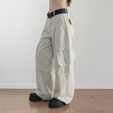 Cargo Work Pants Convertible Shorts Minimalist Solid Canvas Windproof Quick Dry Summer Mid Flat Loose Fit Woven Casual - Zeprah