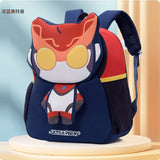 Cartoon Cross - Border Children's Bag Fashionable Lightweight Burden - Reducing for Boys Girls Polyester Zipper Backpack - Zeprah