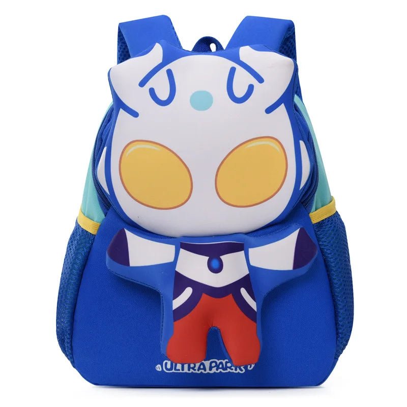 Cartoon Cross - Border Children's Bag Fashionable Lightweight Burden - Reducing for Boys Girls Polyester Zipper Backpack - Zeprah