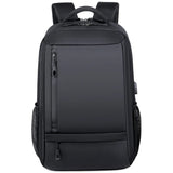 Casual Oxford Material Large Capacity USB Charger Laptop Backpack Waterproof for Business - Zeprah