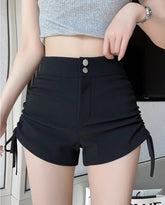 close - fitting leggings high waist shorts Versatile Hot pants - Zeprah