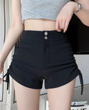 close - fitting leggings high waist shorts Versatile Hot pants - Zeprah