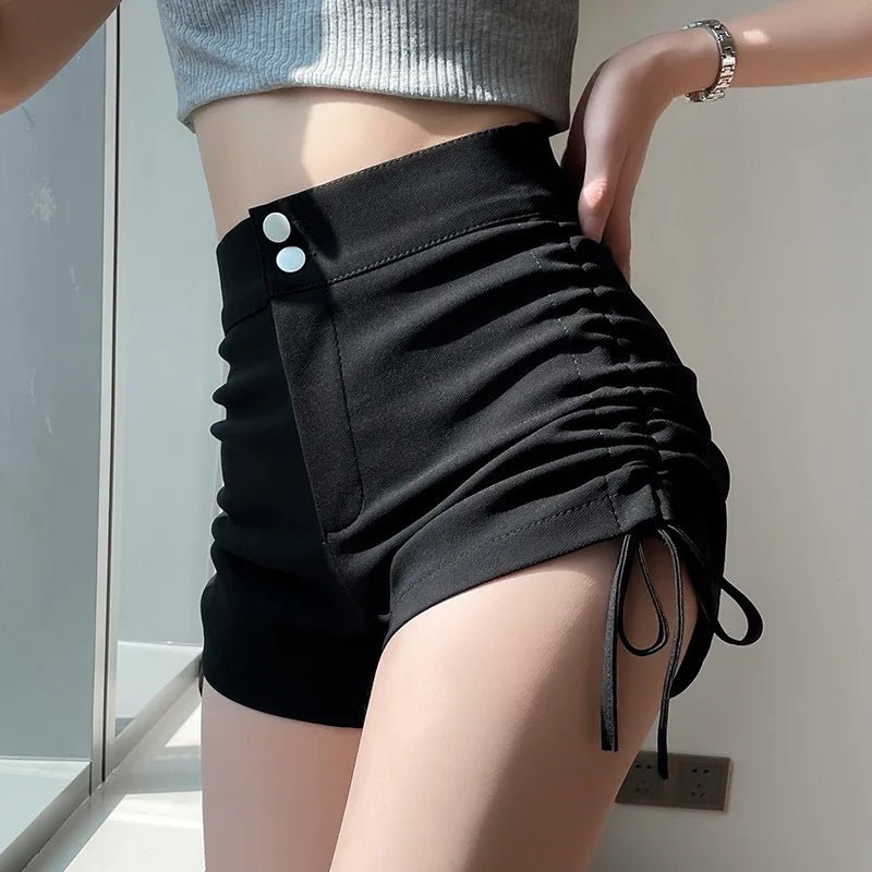 close - fitting leggings high waist shorts Versatile Hot pants - Zeprah