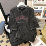 Cotton Printed Tops for Women Figure - hugging Versatile T-shirt New Design Casual Going Out Tops - Zeprah