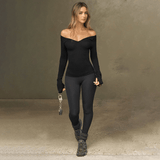 Cropped Athletic Jersey Print T-Shirt - Zeprah