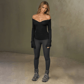 Cropped Athletic Jersey Print T-Shirt - Zeprah