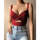 Cross Wireless Tank Top Female Outside Vest Camisole - Zeprah
