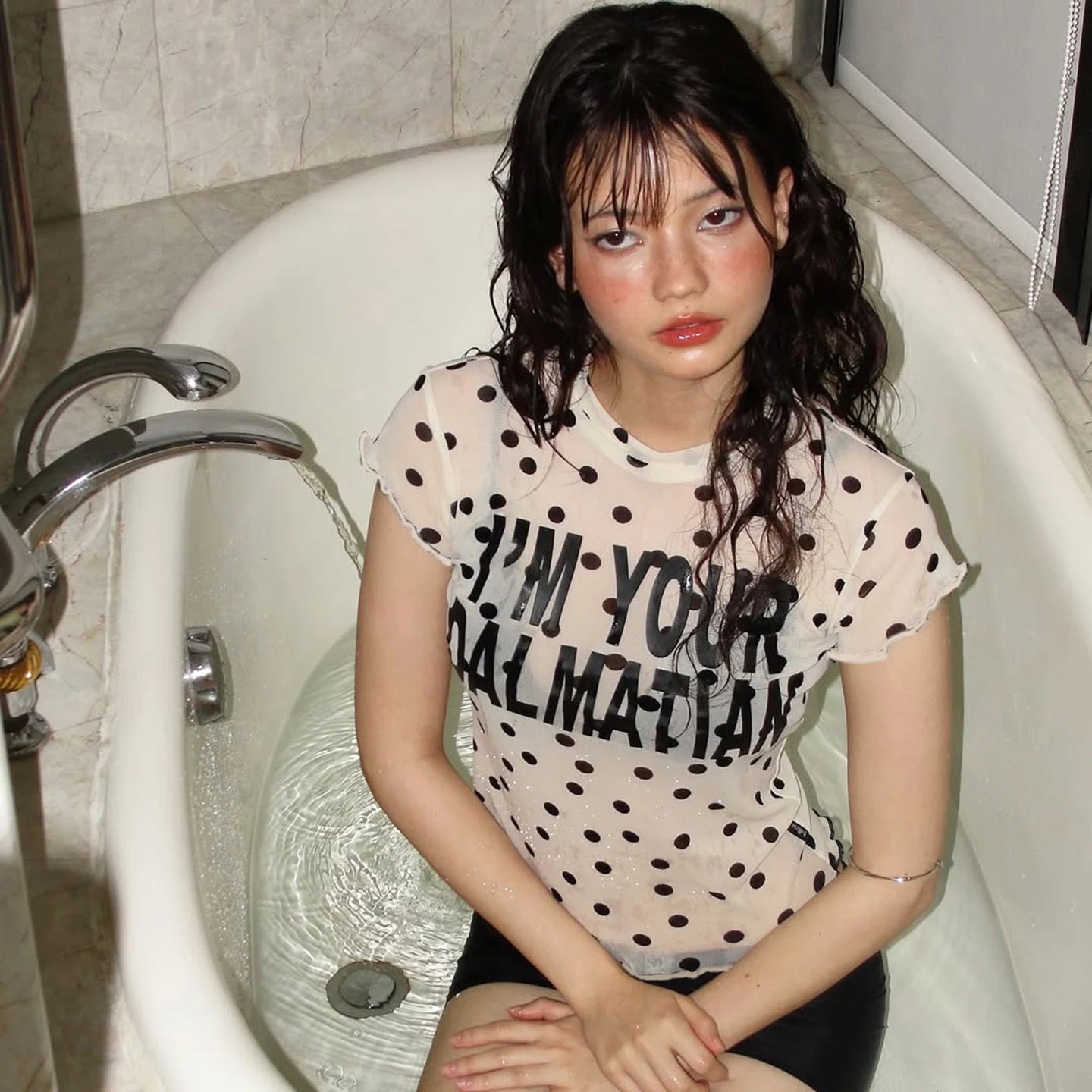 Cute girl letter printed short sleeved T-shirt, breathable and comfortable women's top - Zeprah