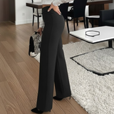 Wide-Leg Tailored Trousers – High-Waist Design