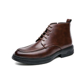 High Ankle Designers Hot Selling Lace up Comfortable Wedding Shoes Elegant Pointed Toe Classic Men Ankle Boots