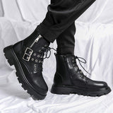 Latest Designers Hot Selling Other Boots Classy Durable Fancy High Top Motorcycle Boots Men