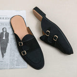 Faux Suede Leather Summer Comfortable Casual Mocassins Leisure Fashion Half Loafer Shoes for Men