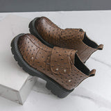 Round Toe Monk Strap Closure Durable Handsome Ankle Men Boots Classic Formal Gentlemen Hot Selling Dress Shoes Other Boots