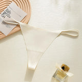 Seamless Sexy Thin Strap Ring Thong Low-Rise Comfort-Fit Nylon Women's Thong Eco-Friendly Quick Dry Fitness Panties for Adults