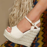 Stylish & Comfortable Platform Wedge Sandals for Big Feet, Perfect for Fashionable Women