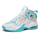 Professional Rebound Soft Men Outdoor Sports Sneakers Air Cushion Breathable Mesh Women Basketball Shoes