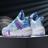 Private Label Men High Quality Cool Kids Sports Sneakers Blank Mesh Breathable Basketball Shoes for Women