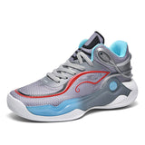Professional Men High Top Outdoor Sports Sneakers Dark Night Glowing Blank Mesh Women Boys Basketball Shoes