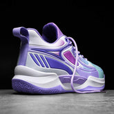 Professional Men Hollowed Sole Outdoor Sports Sneakers Breathable Blank Mesh Women Boys Basketball Shoes
