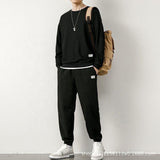 Loose Casual Autumn and Winter Men's Set New Round Neck Men's Sweatshirt Set