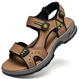 Summer Sandals Comfortable Fashion Design Durable Genuine Leather Sandals for Men