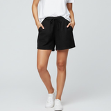 Breathable Cotton Linen Sports Shorts for Women – Loose Fit Wide-Leg Casual Bottoms