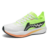 Summer Ultra Breathable Mesh Sports Shoes Energy Return Responsive Lightweight Sole Neon Running Sneakers