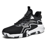 Professional Men Outdoor Sports Sneakers Big Size US 13 14 EU 47 48 Blank Breathable Mesh Basketball Shoes