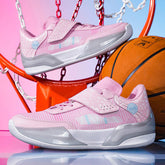 Professional Men Outdoor Sports Sneakers Strap Design Low Cut Blank Mesh Breathable Women Boy Basketball Shoes