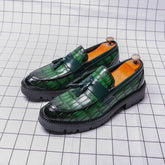 Latest Design Handsome Good Looking Green Tassel Loafers Classic Durable Fashion Wedding Men Dress Shoes