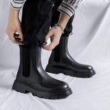 Classy Ankle Boots Comfortable All Seasons Handsome Formal Chelsea Ankle Boots for Men